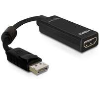 Delock DeLOCK 61849 video átalakító kábel 0,125 M DisplayPort HDMI A-típus (Standard) Fekete