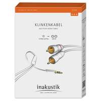 Inakustik Inakustik 003100015 audio kábel 1,5 M 3.5mm 2 x RCA Fehér