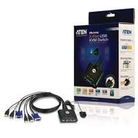Aten Aten CS22U KVM Switch 2PC USB CS22U+Kábel