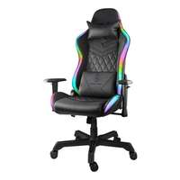 Deltaco Deltaco gaming rgb gaming chair in artificial leather, 332 different rgb positions, neck pillow,...