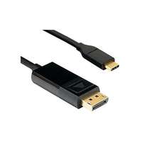 BlackBird Blackbird Kábel USB Type-C male to HDMI male (DP ALT MODE) 4k 60Hz 2m, Fekete, BH1317