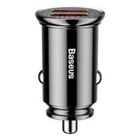 Baseus Baseus Circular 2xUSB QC3.0 5A 30W autós töltő (fekete)