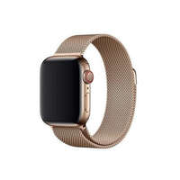Apple Apple Watch 42/44mm fém sodrony okosóra szíj, arany