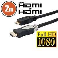 Delight Mini HDMI kábel - 2 m aranyozott csatlakozóval