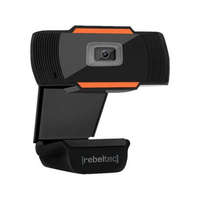 Rebeltec Rebeltec Webkamera, 720p, beépített mikrofonnal, plug&play,fekete/narancssárga