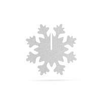 Nonbrand Karácsonyi dekor - jégkristály - ezüst - 7 x 7 cm - 5 db / csomag