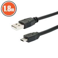 Delight USB kábel 2.0 A dugó - B dugó (micro) 1,8 m