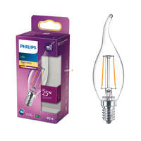 Philips Philips E14 LED 2W 250lm 2700K melegfehér sz.gyertya - 25W izzó helyett