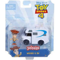 Mattel Toy Story 4 Minis Woody és lakókocsi figura