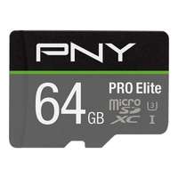 Elite PNY PRO Elite memóriakártya 64 GB MicroSDXC UHS-I Class 10