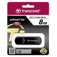 Transcend Transcend JetFlash 600 8GB USB 2.0 fekete/kék pendrive