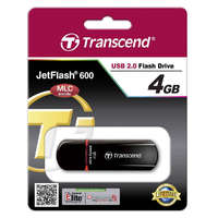 Transcend Transcend JetFlash 600 4GB USB 2.0 fekete/piros pendrive