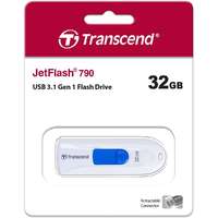 Transcend Transcend Jetflash 790 USB 3.1 Gen 1, 32GB fehér-kék pendrive