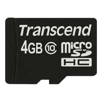 Transcend Transcend Premium 4GB microSDHC Class 10 UHS-I memóriakártya
