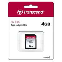 Transcend Transcend TS4GSDC300S SDHC SDC300S 4GB fekete/fehér memóriakártya