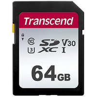 Transcend Transcend TS64GSDC300S memóriakártya 64 GB SDXC NAND Class 10