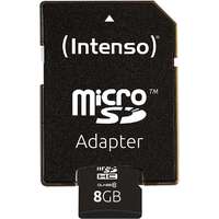 Intenso Intenso 3413460 microSDHC, 8GB, Class 10 memóriakártya