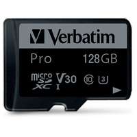 Verbatim Verbatim Pro memóriakártya 128 GB MicroSDXC UHS-I Class 10