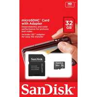 SanDisk SanDisk microSDHC 32GB memóriakártya Class 4