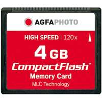 AgfaPhoto AgfaPhoto Compact Flash 4GB High Speed 120x MLC memóriakártya
