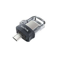 SanDisk SanDisk Ultra Dual m3.0 USB flash meghajtó 256 GB USB Type-A / Micro-USB 3.2 Gen 1 (3.1 Gen 1) Fe...