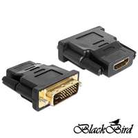 BlackBird Blackbird Átalakító DVI (Male) to HDMI (Female), v1.3, Aranyozott, BH1264