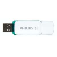 Philips Philips FM08FD75B USB flash meghajtó 8 GB USB A típus 3.2 Gen 1 (3.1 Gen 1) Türkizkék, Fehér