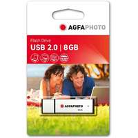 AgfaPhoto AgfaPhoto 8GB USB 2.0 Ezüst pendrive