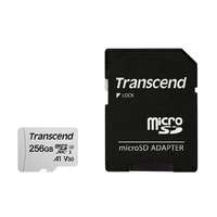 Transcend Transcend USD300S microSDXC 256GB CL10 UHS-I U3, 95MB/S memóriakártya adapterrel
