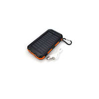  Solar rásegítésű powerbank - 20000 mah - narancs színű / ZMR-OT-9-1