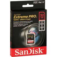 SanDisk SanDisk Extreme PRO 32 GB SDHC UHS-II Class 10 memóriakártya