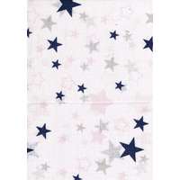  Textil pelenka 1db - Csillag #kék-rózsaszín