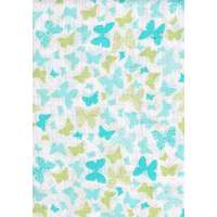  Textil pelenka 1db - Pillangó #kék-zöld