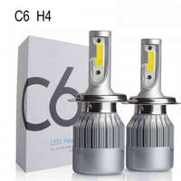 Alloet C6 H4 LED fényszóró izzó szett (2db) H4 foglalattal