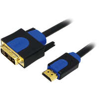 Logilink LogiLink CHB3103 video átalakító kábel 3 M HDMI DVI-D Fekete, Kék