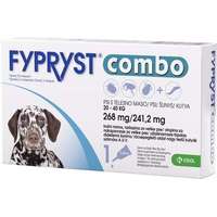 Fypryst Fypryst Combo spot on kutyáknak (3 pipetta; 3 x 268 mg; 20-40 kg-os kutyáknak)