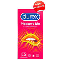 Durex Durex Pleasure Me - bordás-pontozott óvszer (10db)