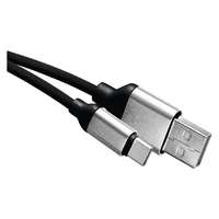 EMOS Töltő- és adatkábel USB-A 2.0 / USB-C 2.0, 1 m, fekete