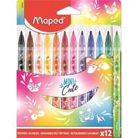 Maped MAPED Filctoll készlet, 2,8 mm, kimosható, MAPED "Mini Cute", 12 különböző szín