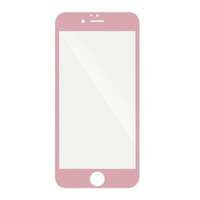 OEM iPhone 6 6S (4,7") előlapi üvegfólia, edzett, hajlított, rose gold keret, 5D Full Glue