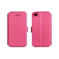 LG LG G4 Stylus H635 rózsaszín pink szilikon keretes könyvtok