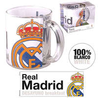  Real Madrid bögre üveg fehér