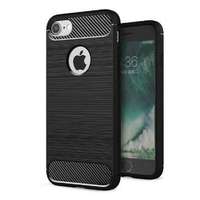 OEM Carbon Fiber iPhone 6 6G 6S Plus (5,5") fekete szilikon tok