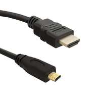 Micro Qoltec 50400 HDMI 1.4 AM - Micro HDMI DM 2,0m fekete kábel