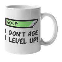 Level I don&#039;t age, i level up bögre