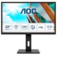 AOC AOC Q32P2 Monitor, 31.5", 2560x1440, 16:9, 250cd/m2, 4ms, 2xHDMI/DisplayPort/4xUSB, Pivot, hangszóró