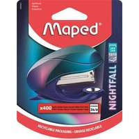 Maped MAPED Tűzőgép, 24/6, 26/6, 15 lap, MAPED "Nightfall Mini", metálfényű