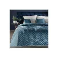 Eurofirany Kristin bársony ágytakaró Kék 220x240 cm