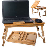 OEM Bambusz laptop állvány, notebook asztal 50cm x 30cm