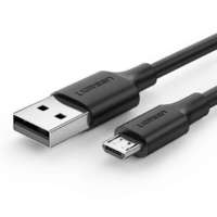 Ugreen Ugreen USB - Mikro-USB adat- és töltőkábel QC 3.0, 2.4A, 0.5m, fekete